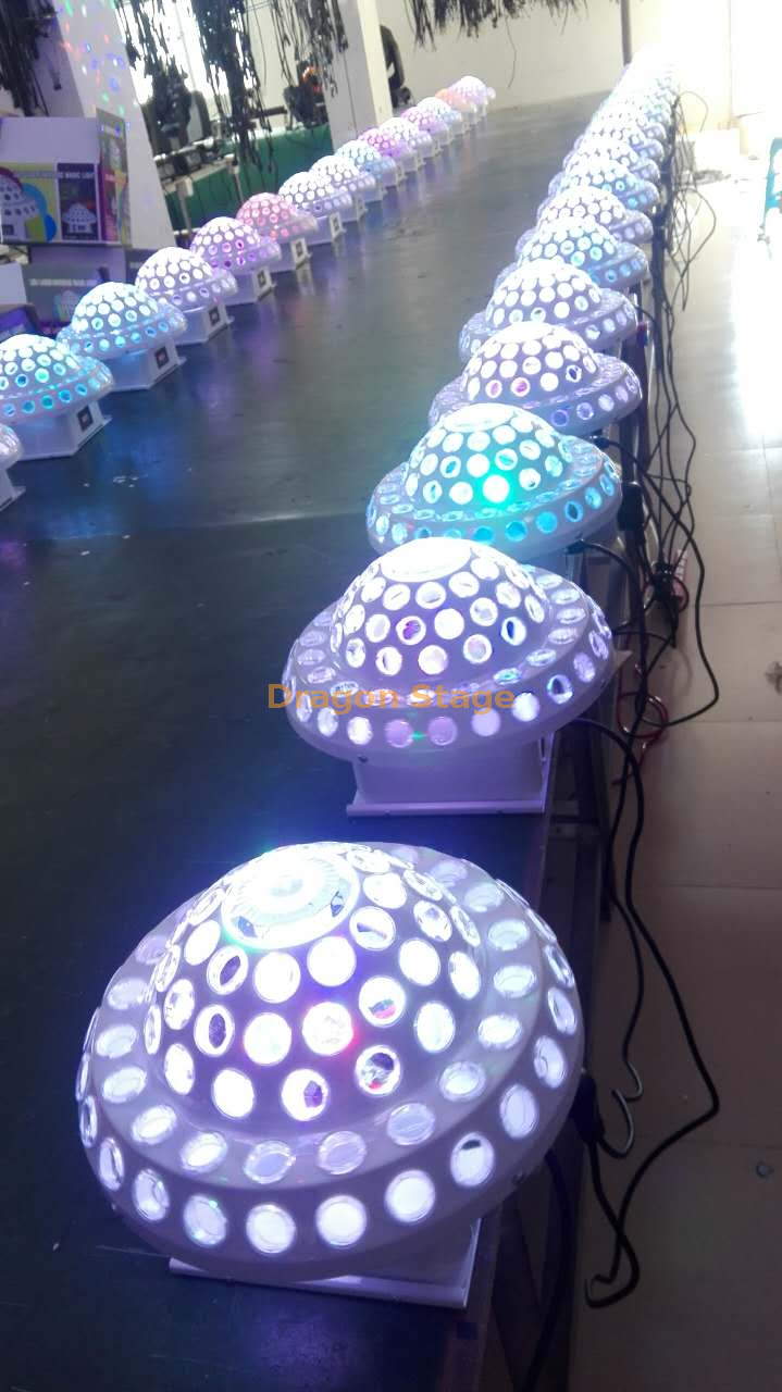 6 perles 3W LED Laser Big Universe Magic Ball allume la lumière à effet stroboscopique
