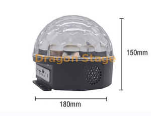 Bluetooth petite boule magique lumière commande vocale rotative KTV Flash lumière Club Bar atmosphère lumière