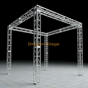 Cadre en aluminium Truss Structure Événement Aluminium Spigot Bolt Concert Stage Lights Exposition Truss 4x4x4m