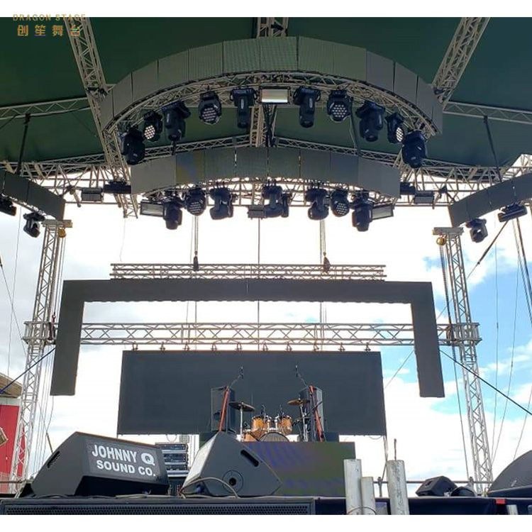 Booth Silver Concert Truss